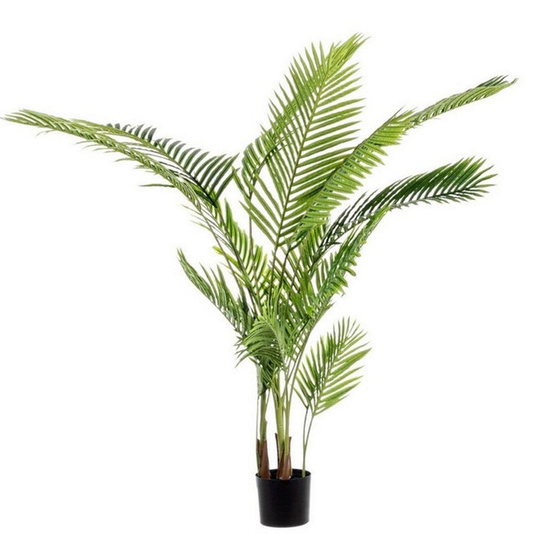 Pianta artificiale "Kenzia" da interno ed esterno decorazione moderna con vaso