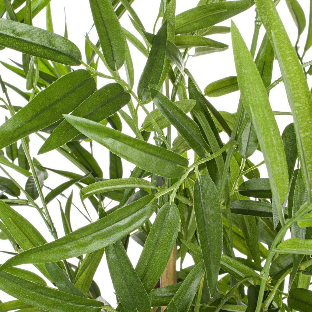 Pianta artificiale moderna con vaso "Bamboo in materiale sintetico da h 130 cm