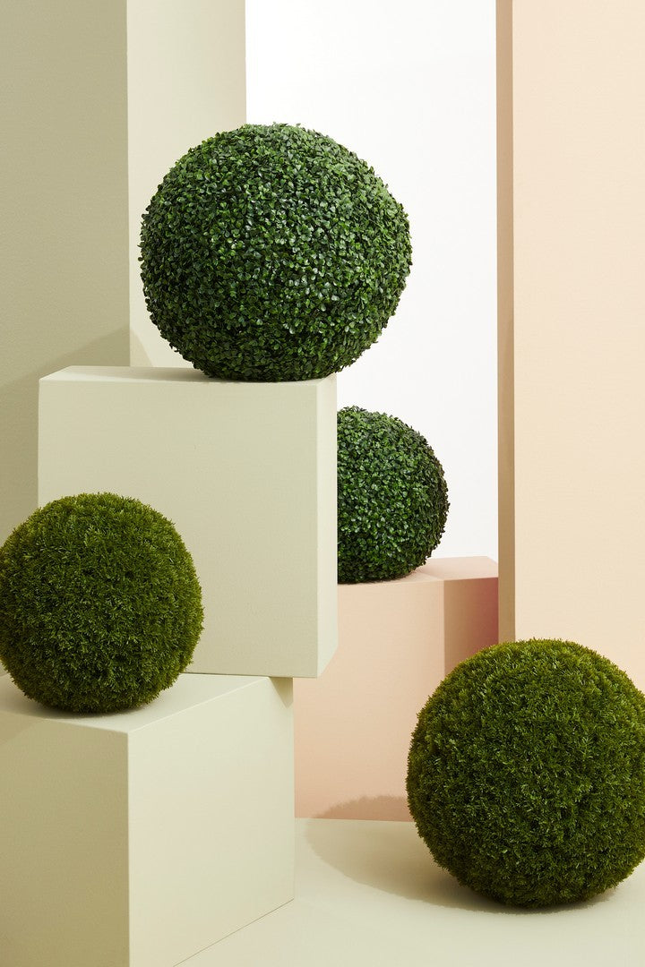 Bosso sintetico verde, per esterno, da Ø48 cm, resistente raggi UV e agenti atmosferici.