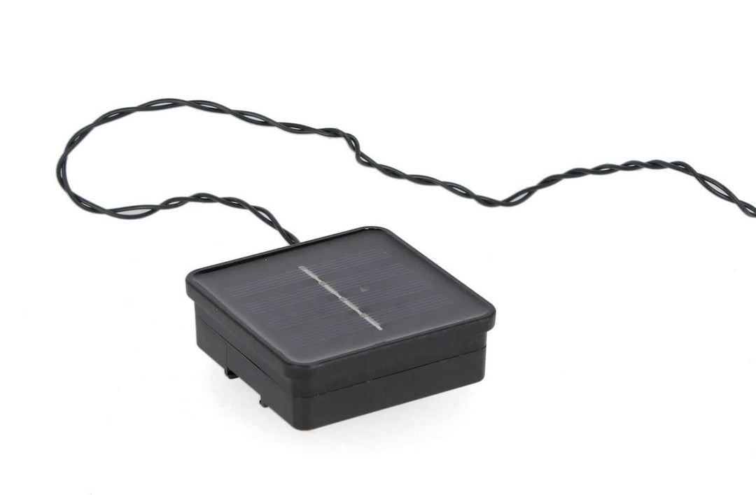 Bosso sintetico Verde con 20 luci a led, ricarica solare, Ø28 cm