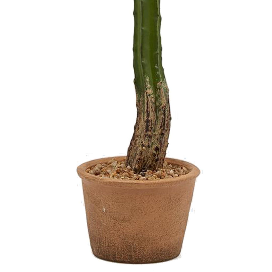 Cactus "West" in vaso grande pianta grassa artificiale per interno ed esterno h 53 cm