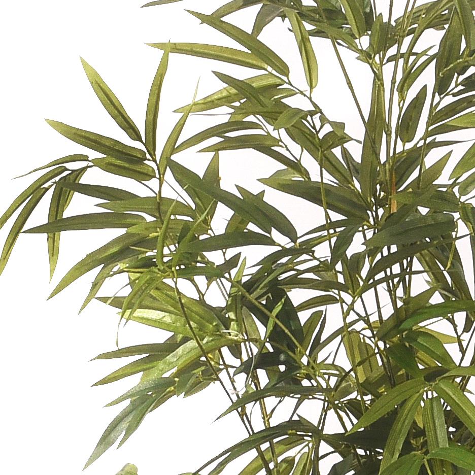 Pianta artificiale moderna con vaso Mini Bamboo in materiale sintetico da h 130 cm