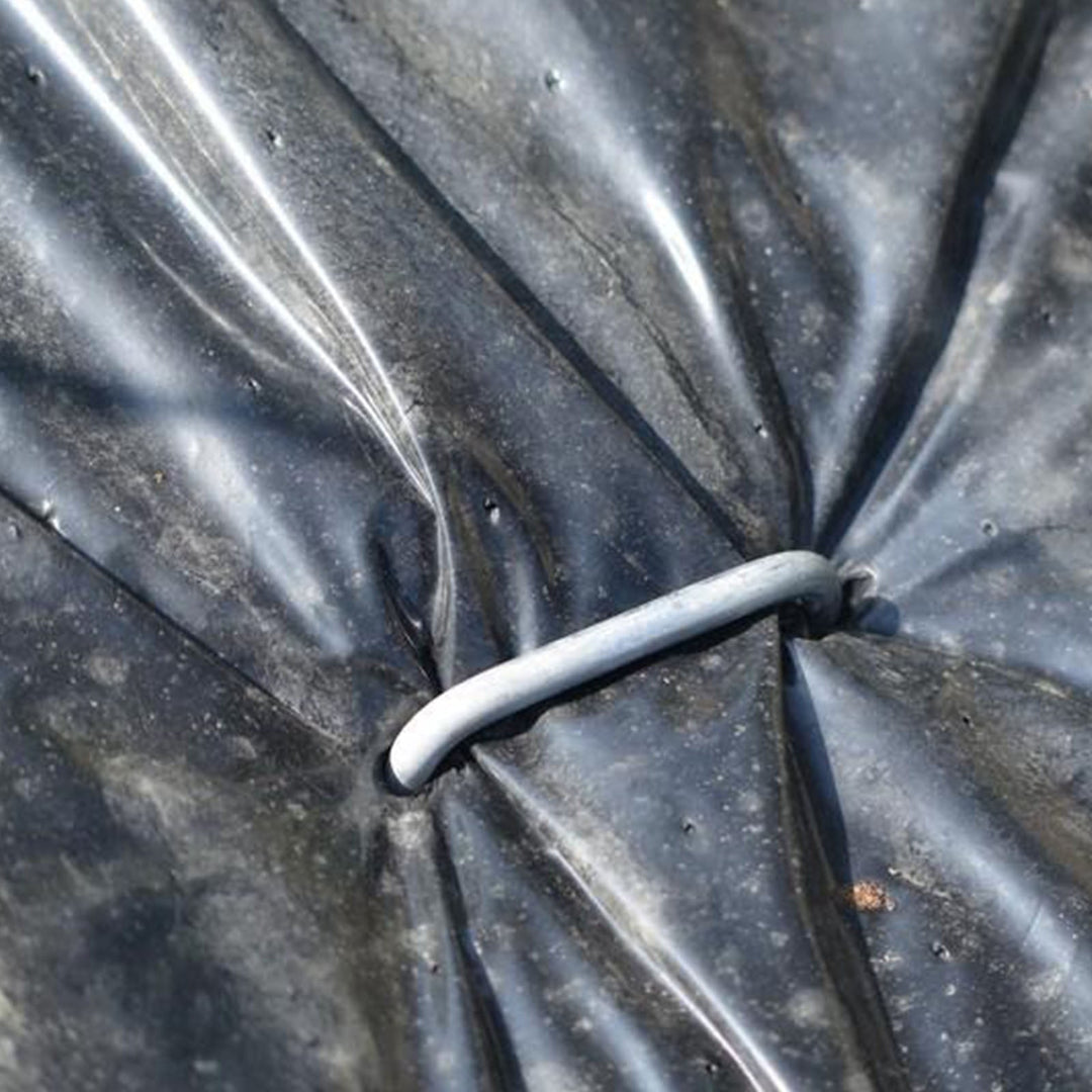 Picchetti zincati per telo pacciamante fermarete "U" da 15 cm confezione da 20 pezzi